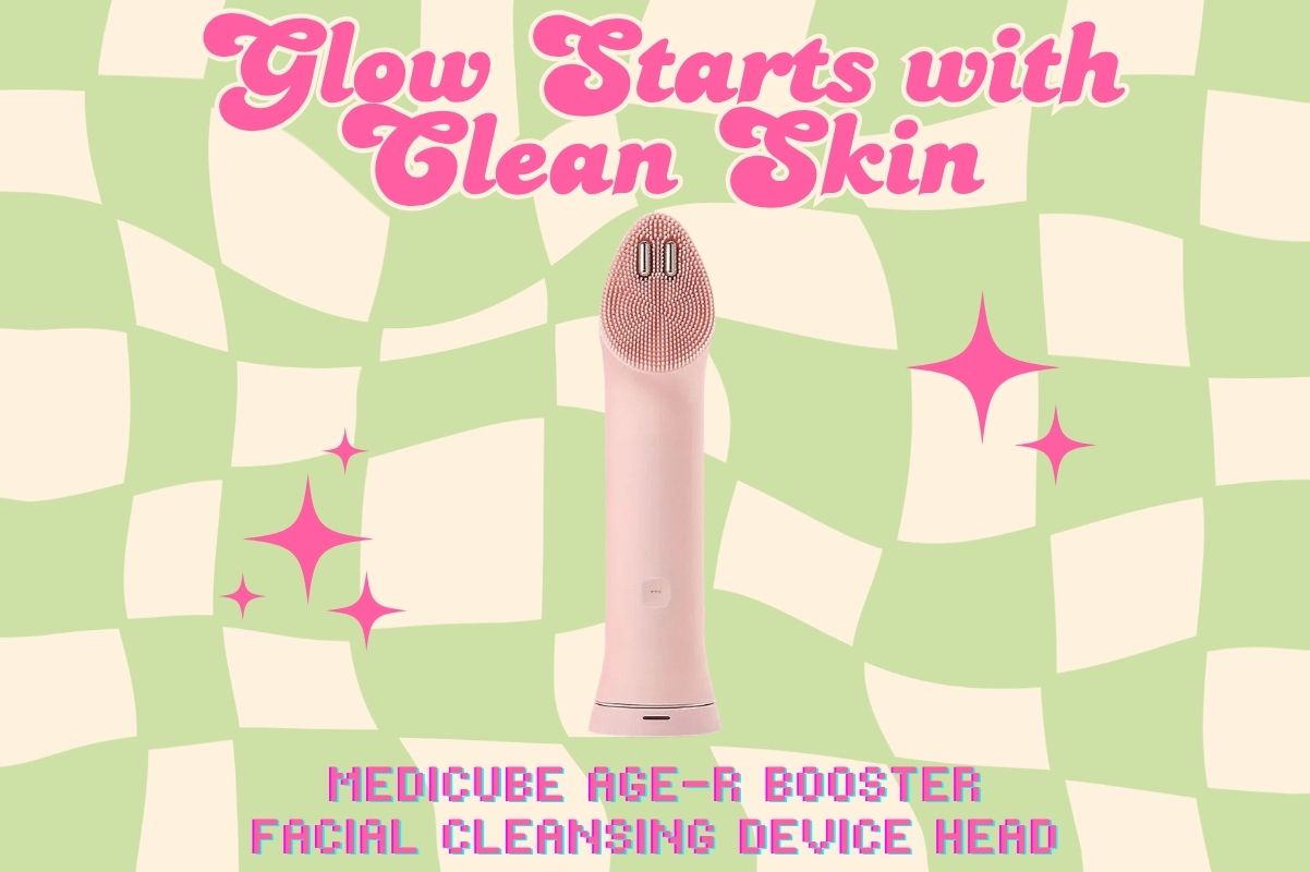 Medicube AGE-R Booster Facial Cleansing Device Head (Pink) Review | Best Korean Facial Cleansing Tool in New Zealand