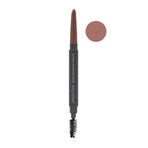 AUTO EYEBROW PENCIL - #01 ROSE BROWN - INNISFREE - The Cosmetic Store New Zealand