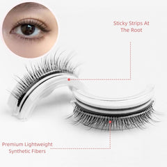 No Glue Self-Adhesive Eyelash Kit-W08 Japanese Bare Makeup Style