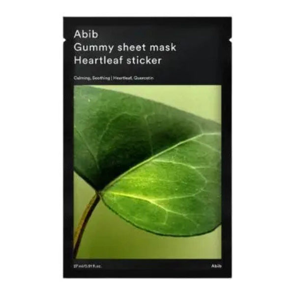 Gummy Sheet Mask Heartleaf Sticker 1ea Mask