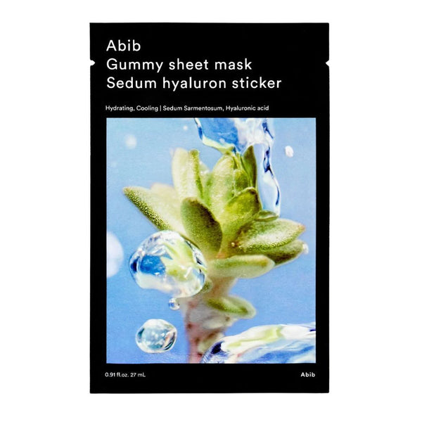 Gummy Sheet Mask Sedum Hyaluron Sticker 1ea Mask