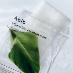 Abib Heartleaf Fit Sheet Mask – mild acidic pH calming care from THE COSMETIC STORE NZ