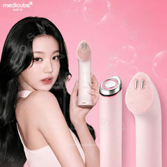 Medicube AGE-R Booster Pro Mini Plus Pink portable LED skincare device for glowing skin and enhanced skincare absorption-SHOP AT THE COSMETIC STORE NZ