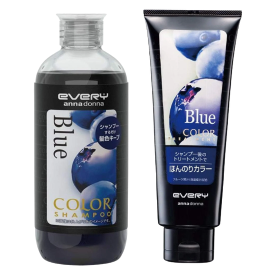 Every Hair Color  Shampoo & Treatment  Set -#BLUE 300ml+ 160g [ BUNDLE]