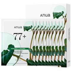 Anua Heartleaf 77% Soothing Sheet Mask 10pcs-THE COSMETIC STORE NEW ZEALAND