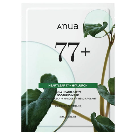 Anua Heartleaf 77% Soothing Sheet Mask 1EA-THE COSMETIC STORE NEW ZEALAND