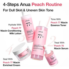 ANUA Peach 77 Niacin Essence Toner 250ml [Renew]- The Cosmetic Store New Zealand