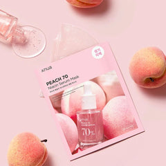 Anua Peach 70 Niacin Serum Sheet Mask 10pcs-THE COSMETIC STORE NZ