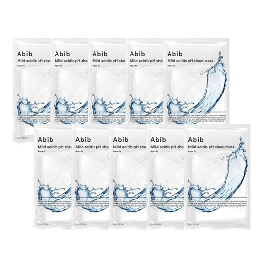 Mild Acidic pH Sheet Mask Aqua Fit 10P