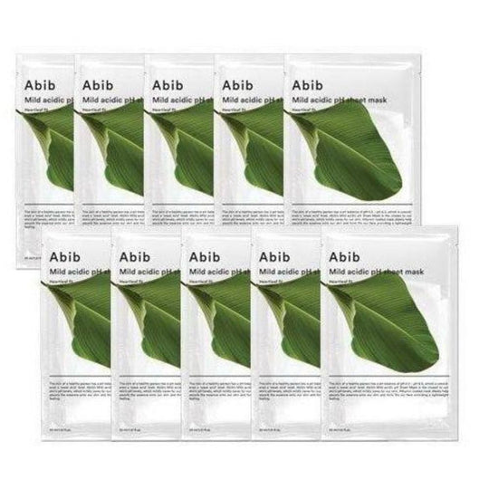 Mild Acidic pH Sheet Mask Heartleaf Fit 10 Masks