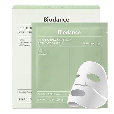 Refreshing Sea Kelp Real Deep Mask Set 4ea