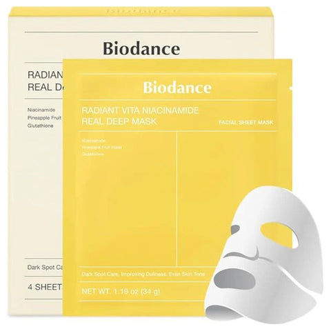 Radiant Vita Niacinamide Real Deep Mask Set 4ea