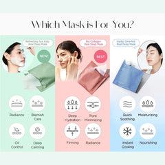 BIODANCE-Hydro Cera-nol Real Deep Mask Set 4ea for deep moisture & care- The Cosmetic Store New Zealand