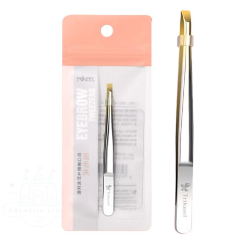 Trikeel Professional Eyelash Brow Face Hair Removal Tweezer 1pc