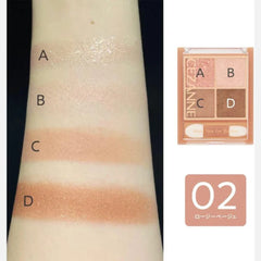 Beige Tone Eye Shadow - 02 Rosy Beige 4.3g