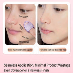 CUSHION THUMB POWDER PUFF SET-Mini Finger Makeup Puffs with Storage Case (6pcs Mixed Colors)-THE COSMETIC STORE NZ