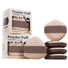 Caramel Milk Crust Mousse Powder Puff Set – [Double Headed Shape] 2pcs Boxed Pack-THE COSMETIC STORE NZ