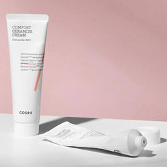 Cosrx Comfort Ceramide Cream tube on a white surface -THE COSMETIC STORE NZ