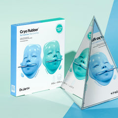 Dr. Jart+ Cryo Rubber product -Dr. Jart+ Cryo Rubber Moisture Mask packaging with blue mask and cooling features.-the cosmetic store nz