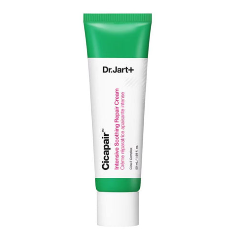 Dr. Jart+ Cicapair Intensive Soothing Repair Cream tube on a white background