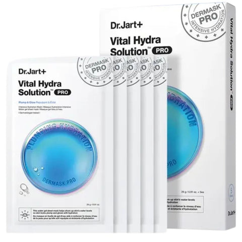 Dermask Vital Hydra Solution Pro Sheet Mask Pack -5 Masks  x 26g