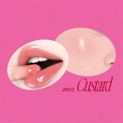 {Keyring Set} Lip&Cheek Glowy Jelly Pot - JN03 Custard 4g