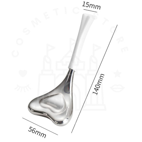 FACIAL ICE ROLLER MASSAGER TOOL 101g-Fish Tail Ice Spoon, Ice Hammer &Ice Ball for Skin Lifting, Depuffing &Cooling Therapy (White Handle)-THE COSMETIC STORE NZ