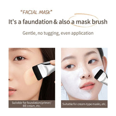 Facial mask product with brush application - Makeup Brush for Liquid Foundation Buffing and Blending