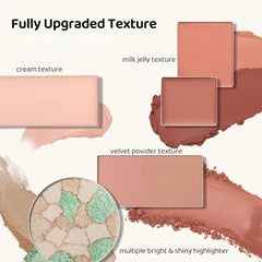 Compendium of Materia Medica Series – Facial Makeup Palette #02 Peach Blossom | Blush & Contour Palette 13g