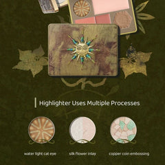 Compendium of Materia Medica Series – Facial Makeup Palette #02 Peach Blossom | Blush & Contour Palette 13g