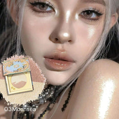 Classic Mountains And Seas Series Highlighter #03 Moonsea | Soft Moonlit Glow Highlighter 3g