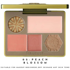 Compendium of Materia Medica Series – Facial Makeup Palette #02 Peach Blossom | Blush & Contour Palette 13g