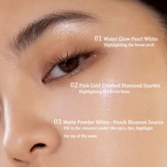 Gold Rush Series – Facial Makeup Palette #01 Taohuawu | Blush, Highlight & Contour 15g