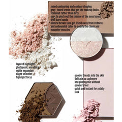 Gold Rush Series – Facial Makeup Palette #01 Taohuawu | Blush, Highlight & Contour 15g