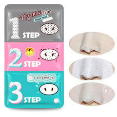 HOLIKA HOLIKA Pig Nose Clear Blackhead 3 Step Kit – Korean nose strip