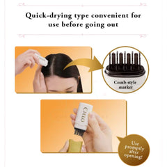 CIELO 1-Day Gray Hair Concealer Hair Color Comb -Light Brown 9ml