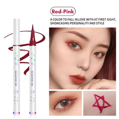 Huawenzi Colorful Lasting Eye Opening Liner 04 Red-Pink-THE COSMETIC STORE NZ