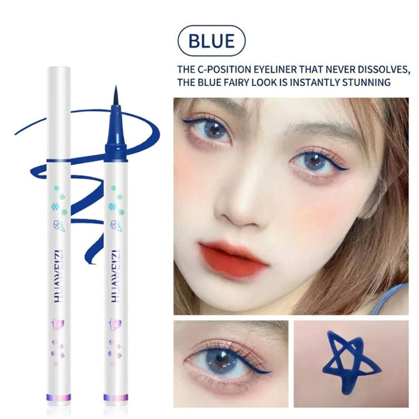 Huawenzi Colorful Lasting Eye Opening Liner -05 Blue