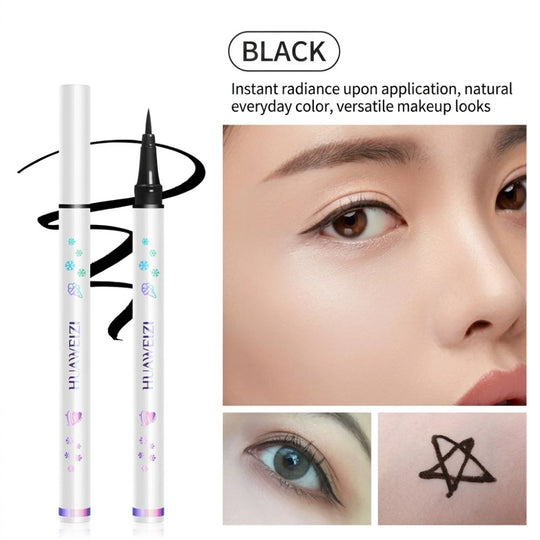 Huawenzi Colorful Lasting Eye Opening Liner- 01 Black