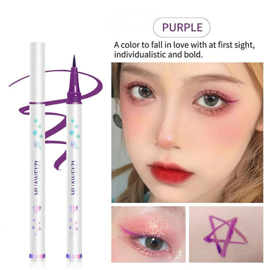 Huawenzi Colorful Lasting Eye Opening Liner -06 Purple