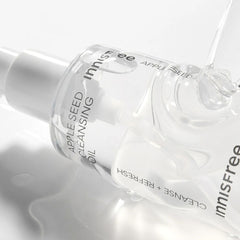 Innisfree Apple Seed Cleansing Oil bottle – hydrating makeup removal at THE COSMETIC STORE NZ