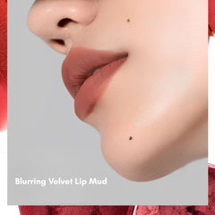 INTO YOU Lip Mud shade EM525 NUDE-peach Spicy Cinnamon 2g swatch