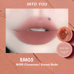 INTO YOU Shero Super Matte Lip and Cheek Mud 5g multi-use blurring texture-EM05 NUDE
