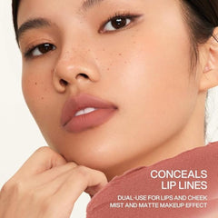 INTO YOU Lip Mud shade PD04 Nude-taupe Coral Nude swatch