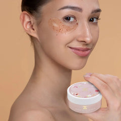 Woman holding a pink jar with floral design -Soft Paws Glass Skin K-Beauty premium free gift over $299-THE COSMETIC STORE NZ
