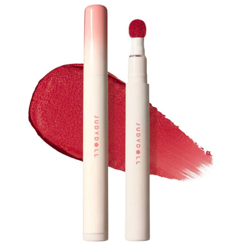 JUDYDOLL Cushion Matte Lock Lip Cream - N24 Rebound Red [With subtle Simmer]-THE COSMETIC STORE NZ