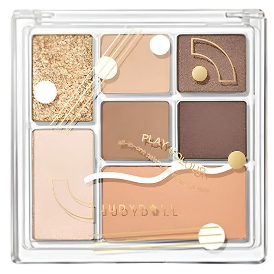 Play Color ALL-IN-ONE Eyeshadow Palette 8.5g -16 Raw Coconut Latte