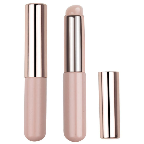 Silicone Lip Brush With Cover -Round-Tip