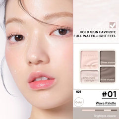 2 IN 1 Highlighter Contour Palette 9g - 01 Wave Palette