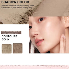 2 IN 1 Highlighter Contour Palette 9g - 01 Wave Palette